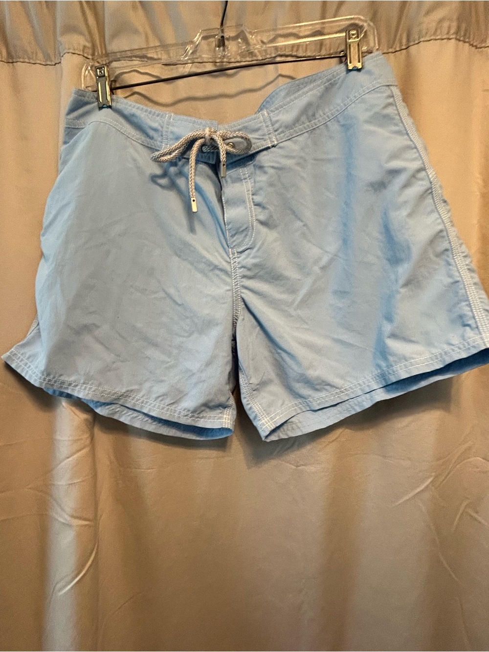 Vilebrequin Light Blue Men's Swim Trunks with Drawstring
